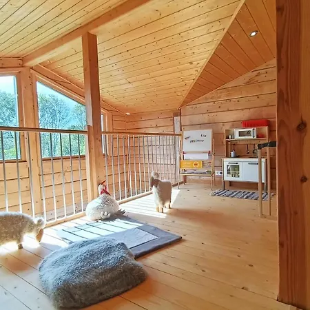 Superb Modern Chalet With 12 Possible Beds In The Middle Of The Countryside La Bastide-de-Serou